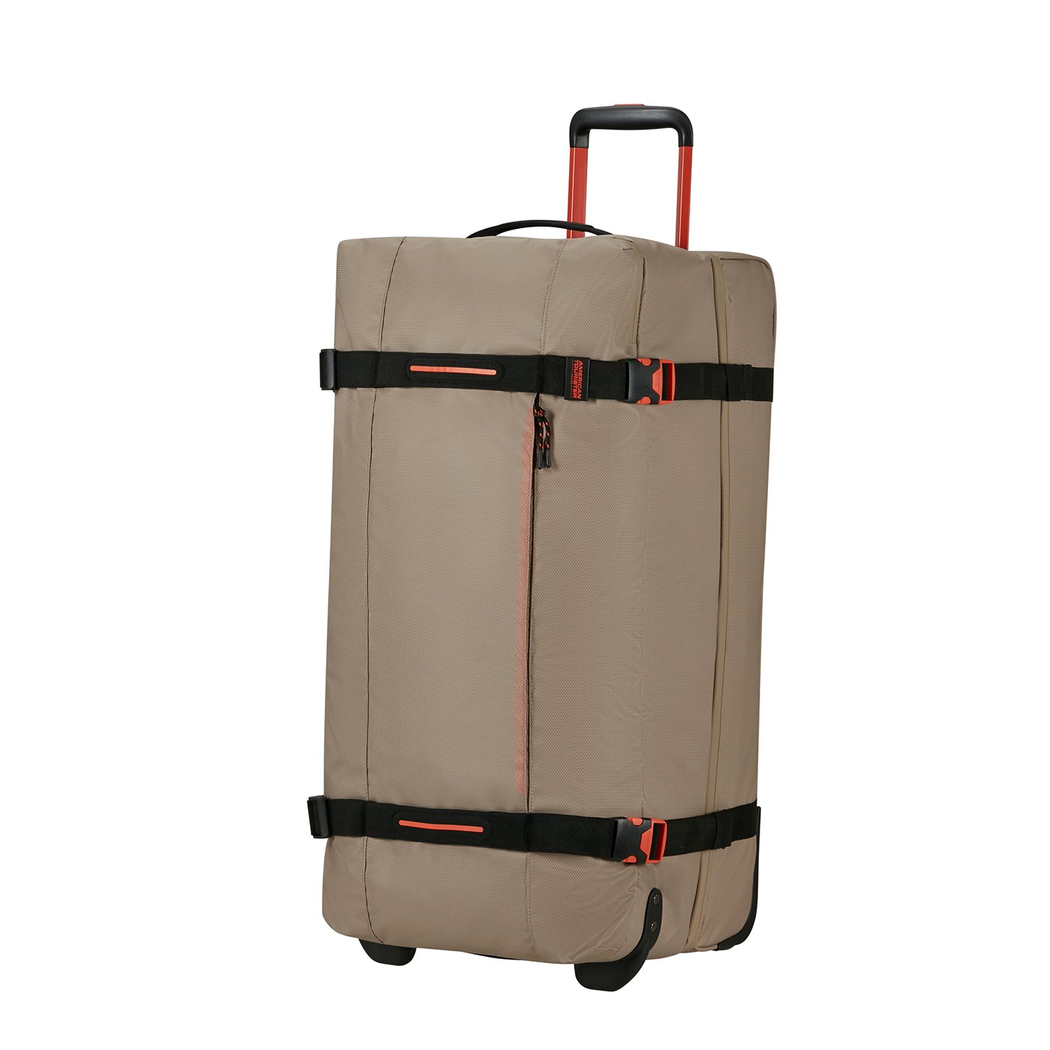 American Tourister Urban Track Duffle Wheels L Coated Beige/ Orange