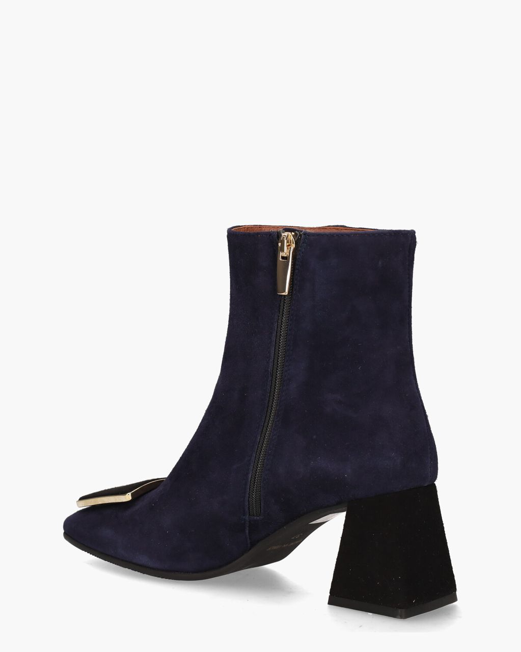 Evaluna 6537 Donkerblauw/Zwart Dames Enkelboots