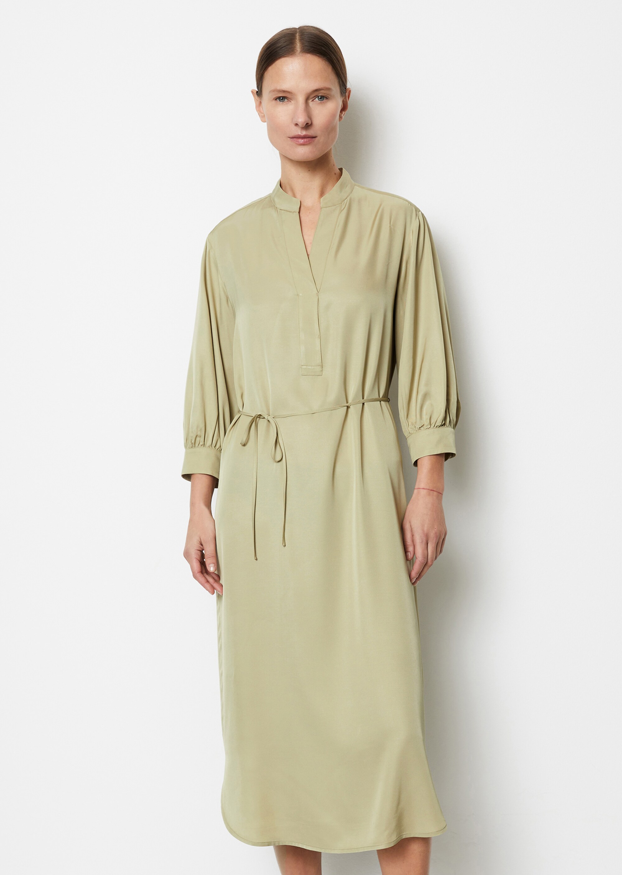Kleid straightaus Cupro-Viskose-Mix