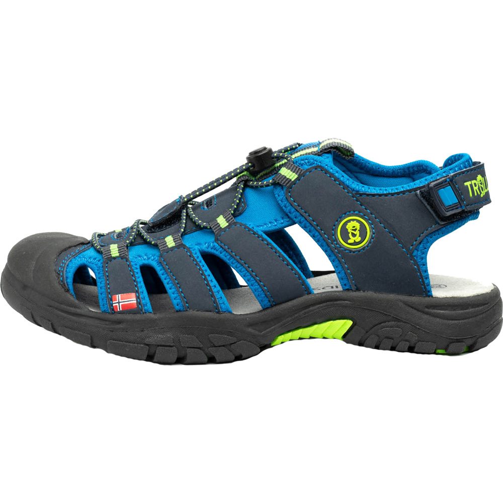 Trollkids Kvalvika Sandale Kinder navy viper green