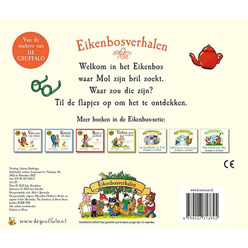 Uitgeverij lemniscaat flapjesboek de bril van mol