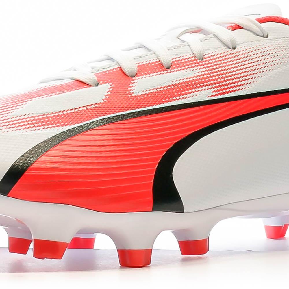 Puma Chaussures de football Blanc/Rouge Homme Puma Ultra Play FG/AG 107423-01