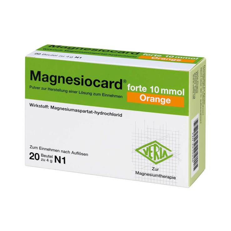 Magnesiocard forte 10 mmol Orange Pulver, 20 St