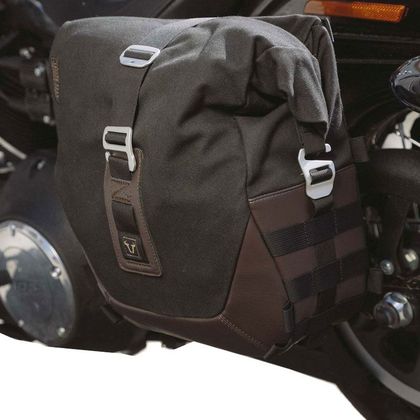 Sacoches cavalières SW-MOTECH LC2 coté gauche (13.5 litres) l'unité Universel - Noir / Marron