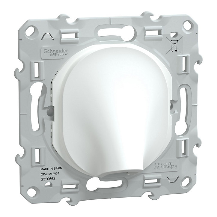 Sortie de câble Schneider Electric Ovalis 16A blanc