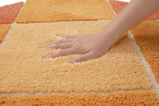 my home Badematte »Pia, Badvorleger, Badezimmer Teppich« Höhe 20 mm rutschhemmend beschichtet fussbodenheizungsgeeignet | schnell trocknend | strapazierfähig Badteppich, karierte Badematten, rechteckig, rund & als 3-tlg. Set