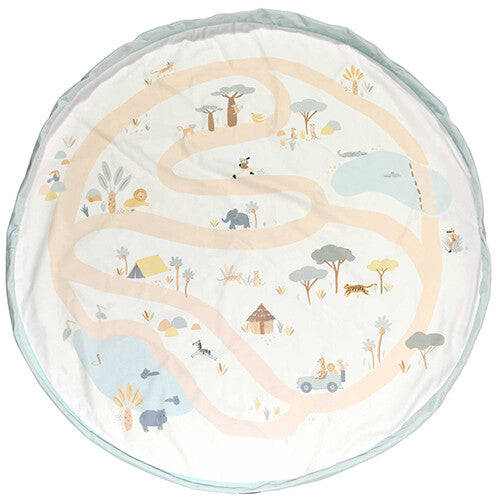 play&go speelkleed en opbergzak noomad - jungle