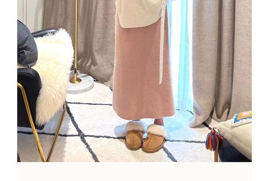 Aestering - Zwangerschaps V-hals effen oversized trui