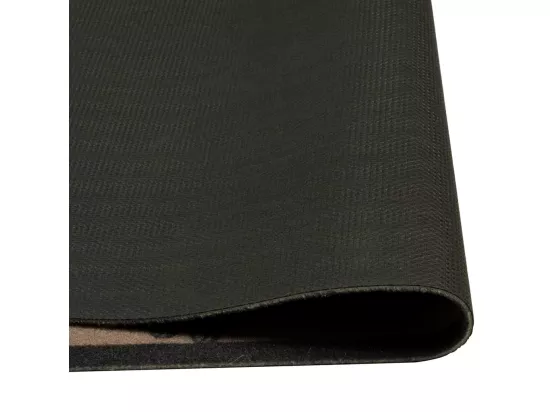 Tapis de cuisine lavable imprimé Morning brun 60x300 cm velours