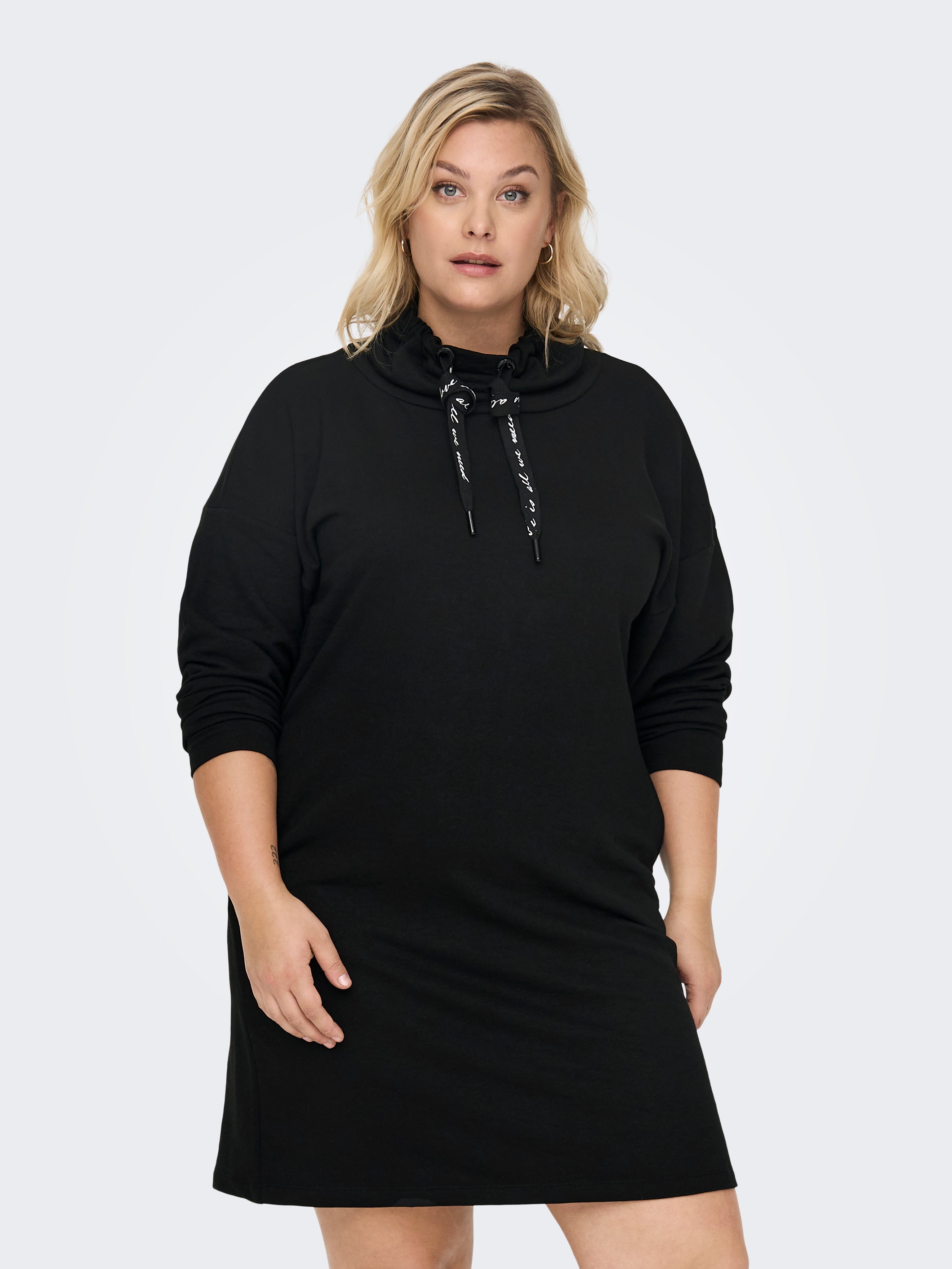 CARLUCI Kurzes Kleid Black