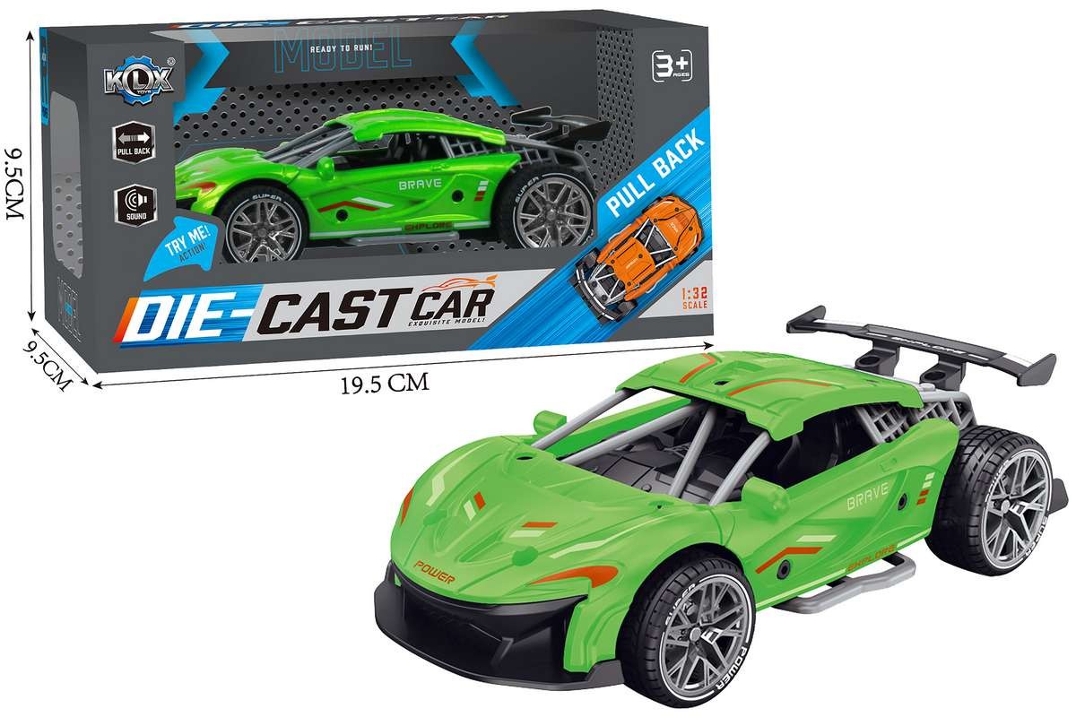 KLX Toys - Pull Back w. Sound - Green (534672)