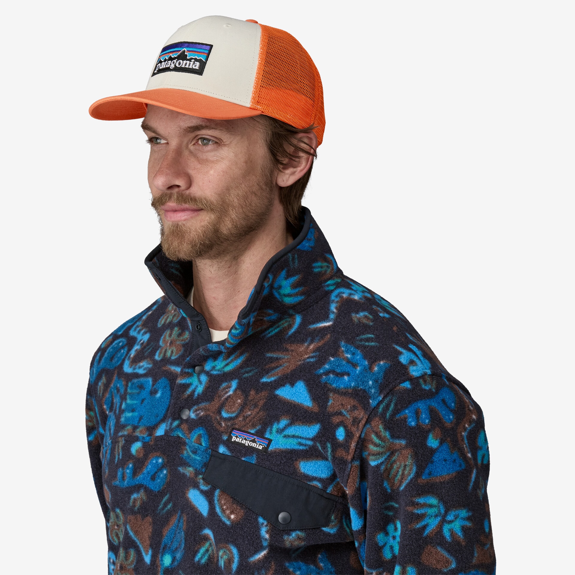 Patagonia P-6 Trucker Hat<br>Bestselger!