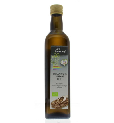 It’S Amazing Lijnzaadolie Bio (500 ml)