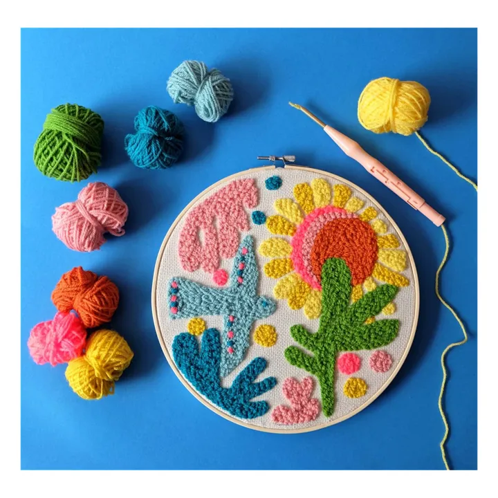 Chaumière Oiseau Kit DIY Punch needle Eden