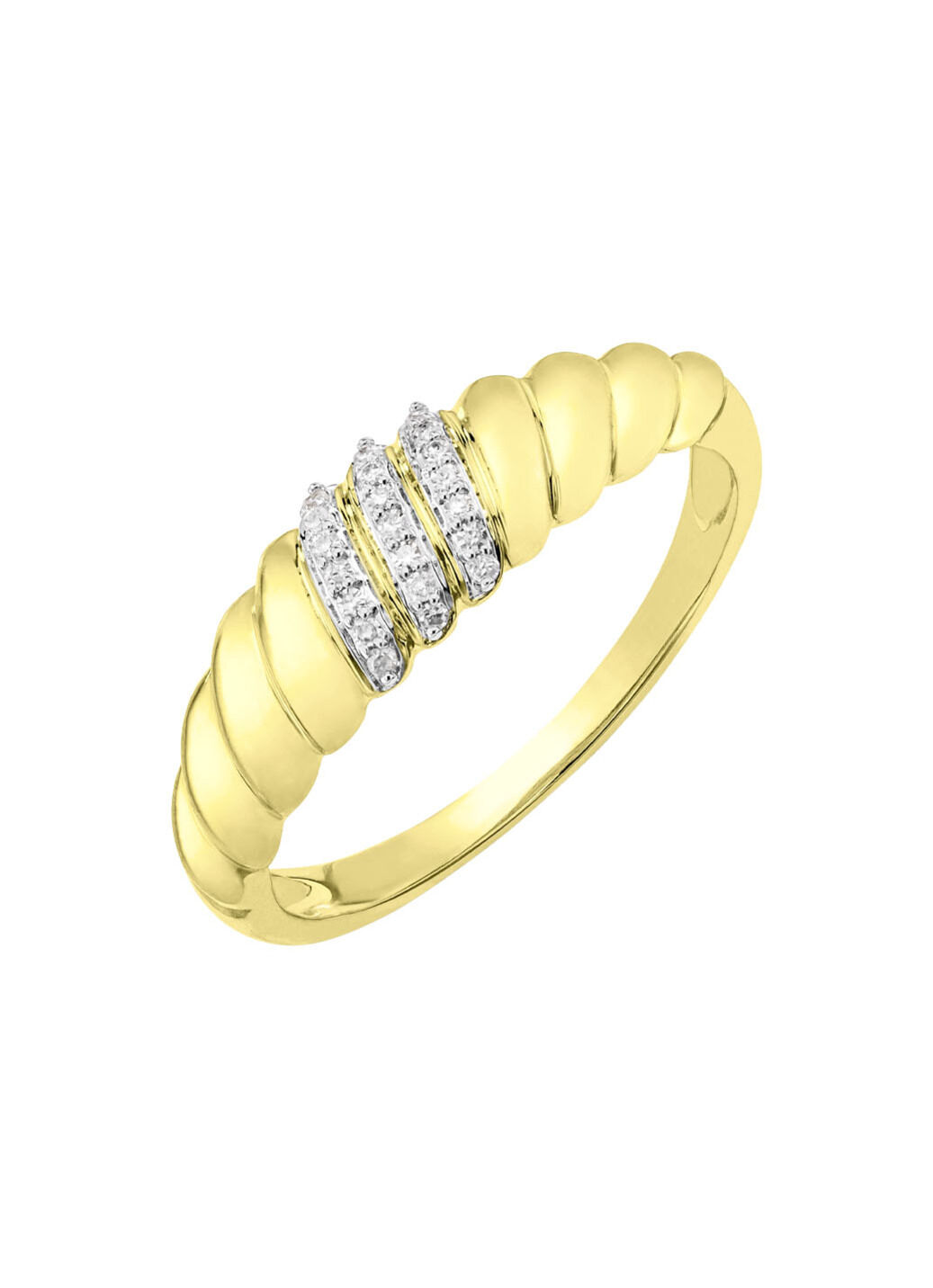 Edler Damenring mit 21 Diamanten
