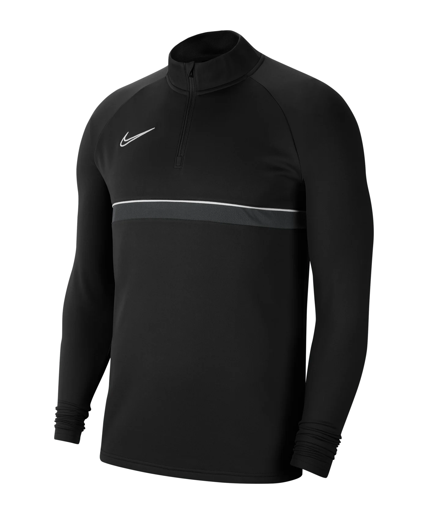 Nike Academy 21 Drill Top Schwarz Weiss F014