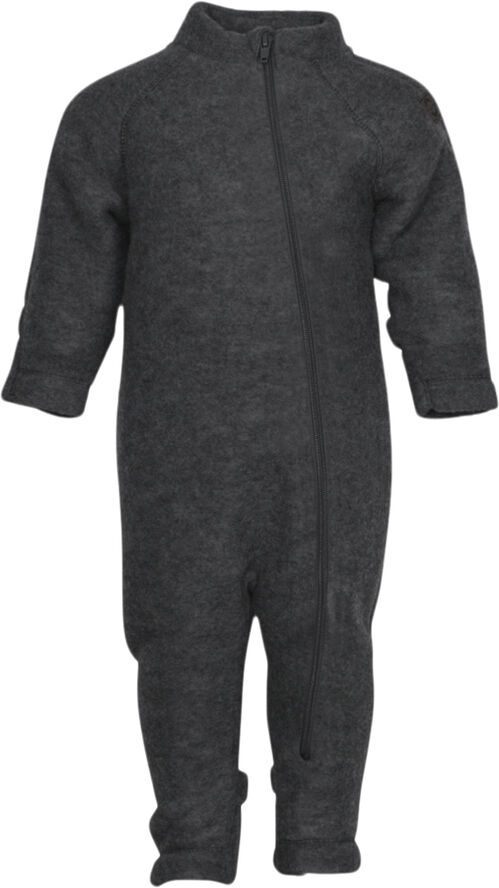 Mikk-Line Wool Baby Suit Anthracite melang