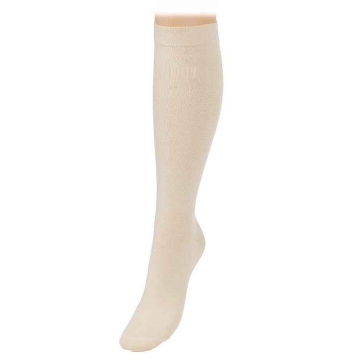 Compressana Twist Kniestrümpfe 44-46 vanilla, 2 St