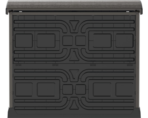 StoreAway DuraMax 1200 l afvalbak, 145 x 82,5 x 125 cm, bruin