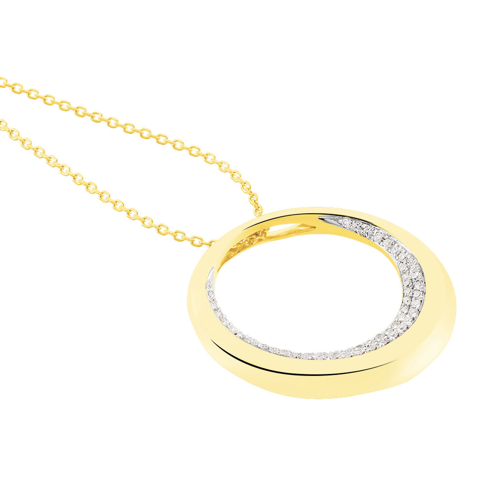 Collier Batoul Or Jaune Diamant