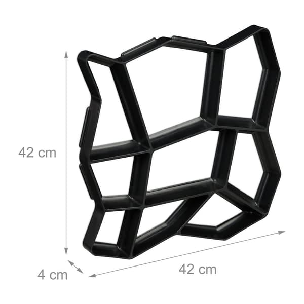 Gipsform 9 kamre 42 x 42 cm