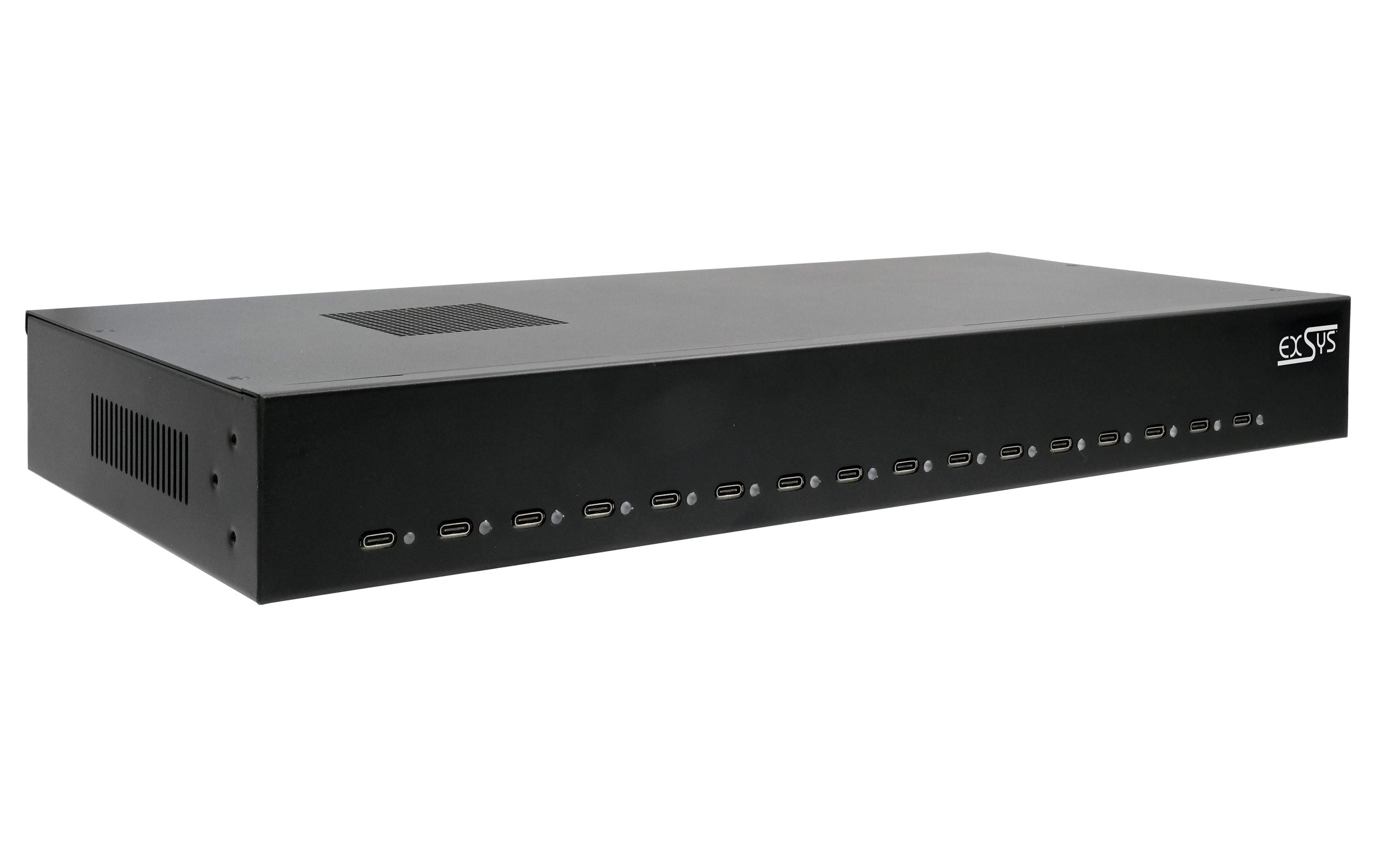 Ladestation EX-11016<br>Multi-Ladestation mit 16 USB-C Anschlüssen