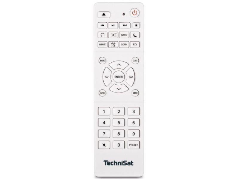 Technisat DAB  Radio DigitRadio 370 CD BT Weiss DAB /UKW-Stereoradio mit CD-Player und Bluetooth-Audiostreaming