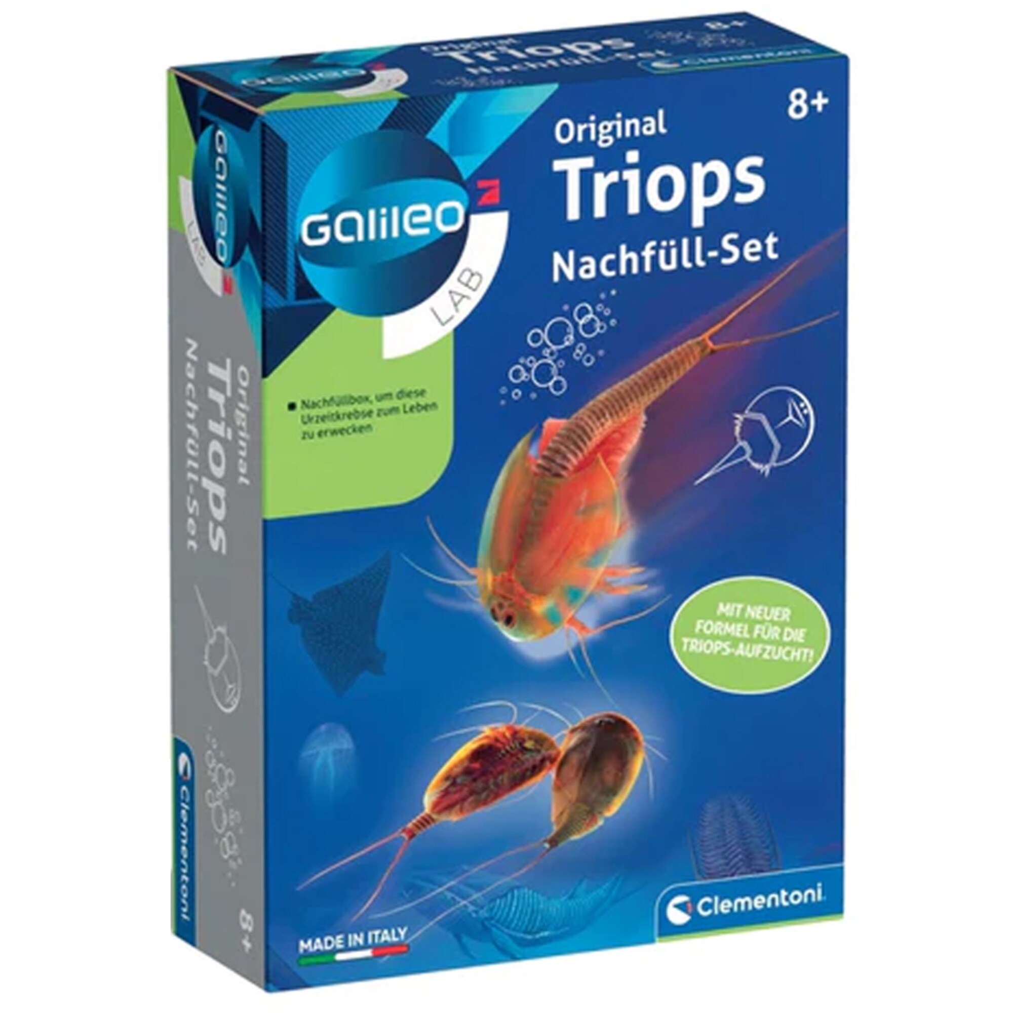 Clementoni Experimentierkasten Original Triops Nachfüll-Set