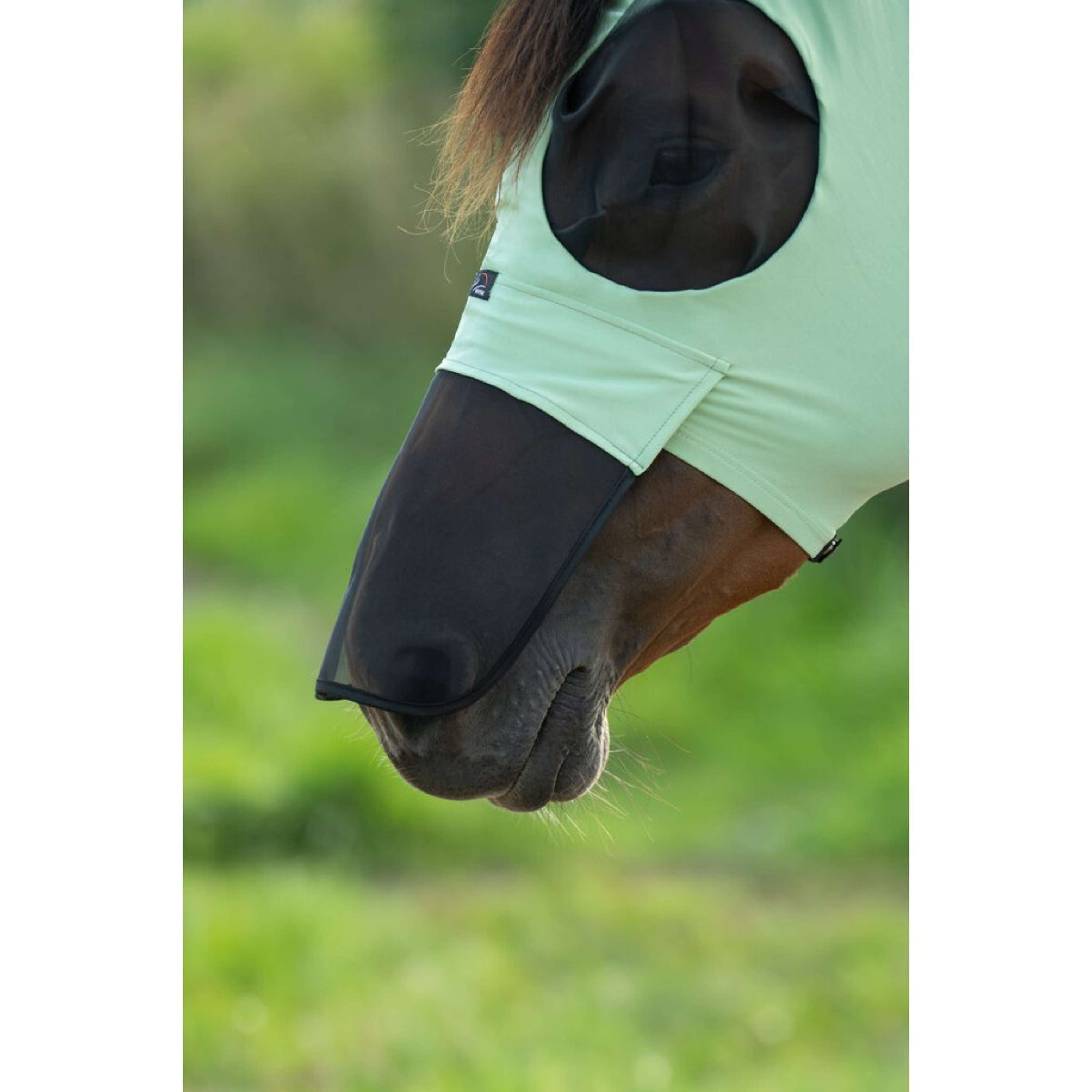 HKM Vliegenmasker Elastic Met Neusnetje Jade
