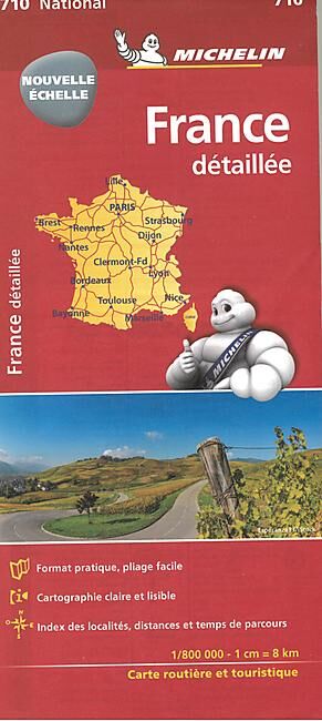 MICHELIN - 710 FRANCE DETAILLEE