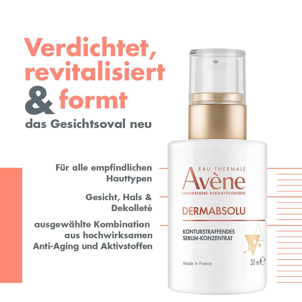 Avène DERMABSOLU konturstraffendes Serum-Konzentrat + Avène Hyaluron Activ B3 Serum 10ml GRATIS