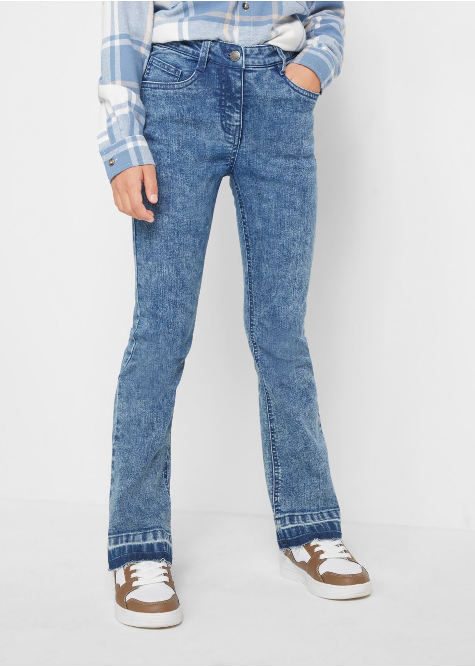 Jean extensible fille, flared