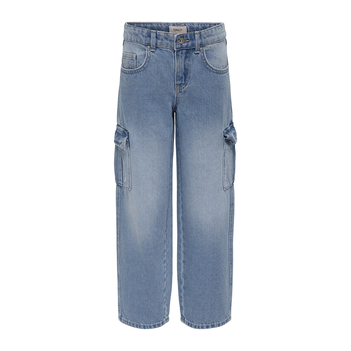 SOMENTE PARA CRIANÇAS<br>Calças jeans largas