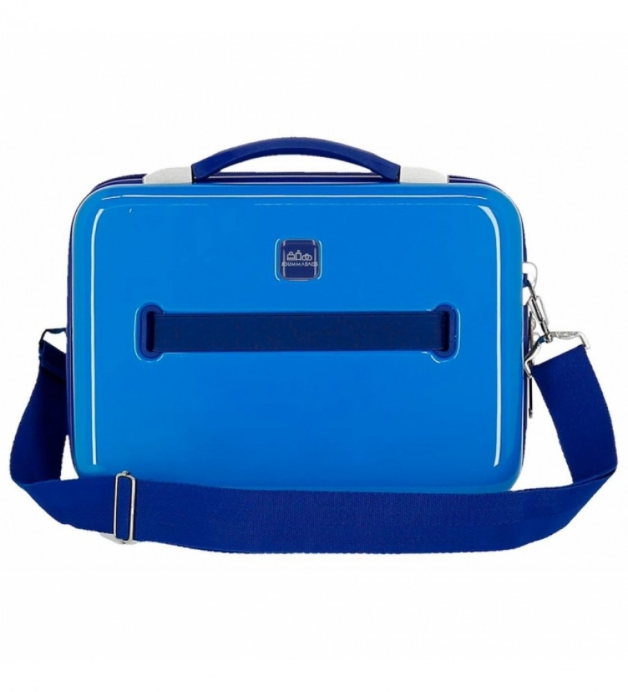 Bolsa Joumma Neceser ABS Patrulha Canina Filhotes Regras Adaptável azul - 29x21x15cm -