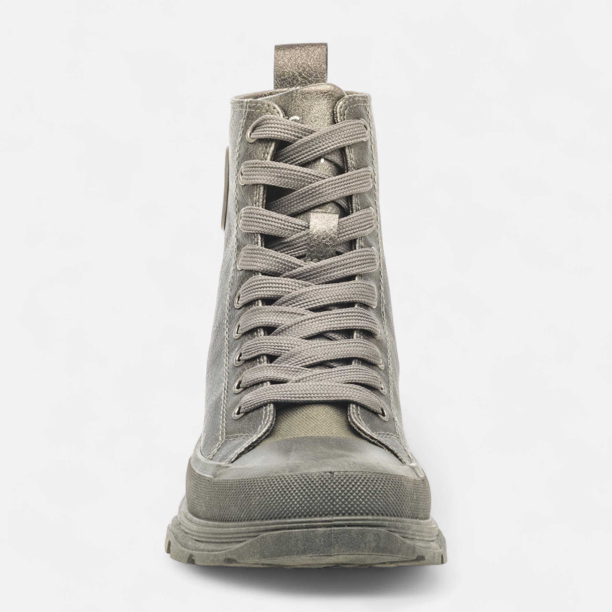 Baskets hautes Femme plomb
