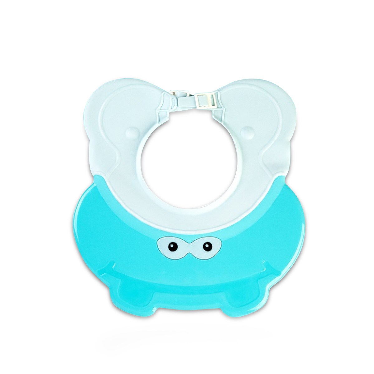 Cangaroo Baby Badekappe Ruby, Duschvisier, Duschhaube, Shampooschutz verstellbar blau