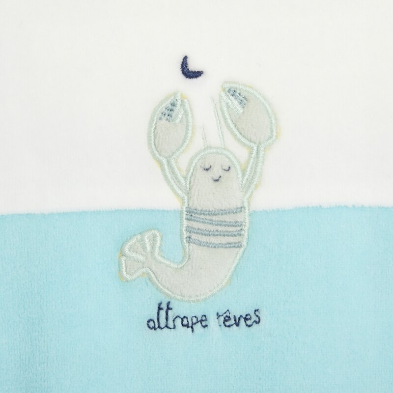 Pyjama bébé en velours bleu Absorba Bleu