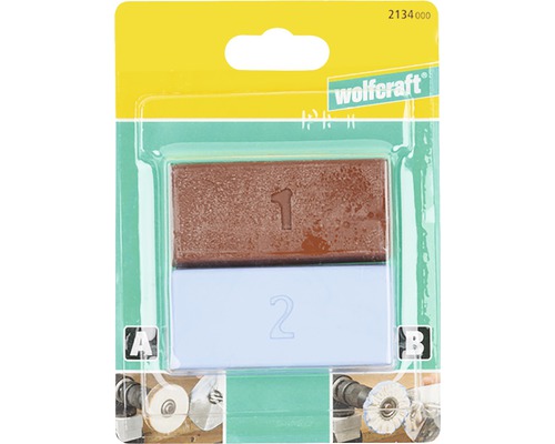 Wolfcraft polijstpasta, 2-delige set