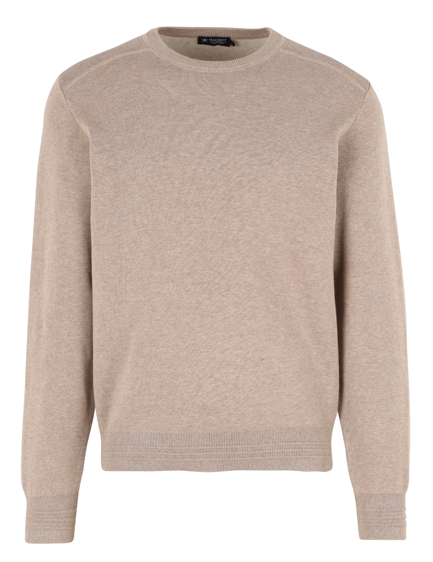 Sweat col rond regular-fit en coton | Marron