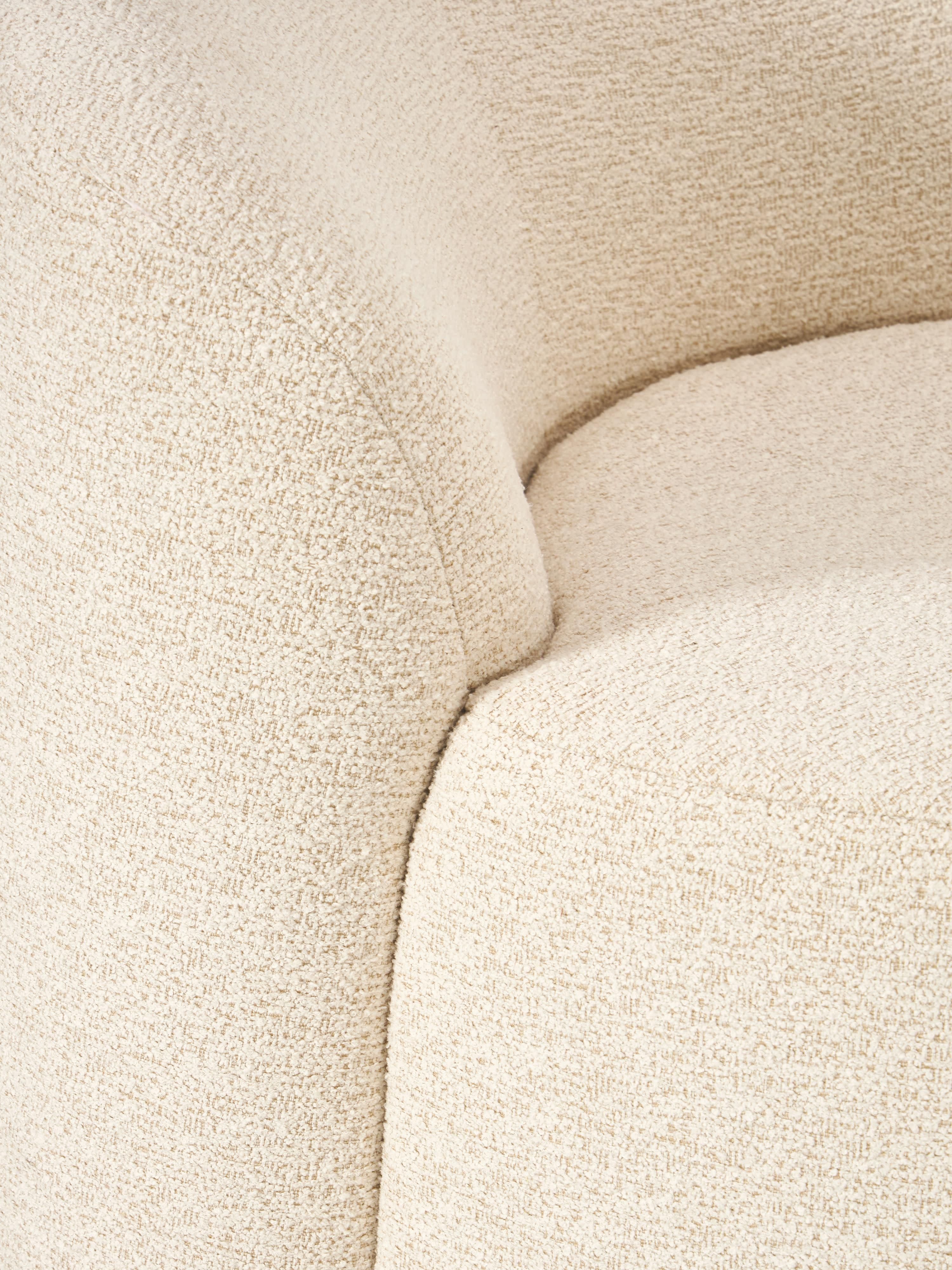 Bouclé loungefauteuil Fleur