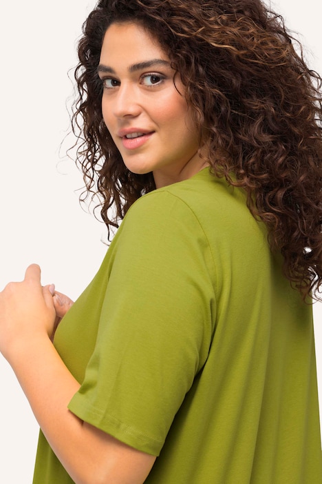 T-Shirt, A-Linie, V-Ausschnitt, Halbarm
