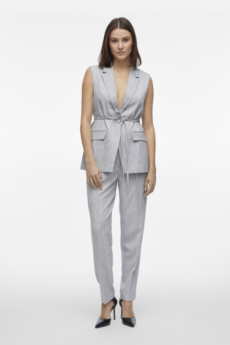 Vila grijze dames gilet