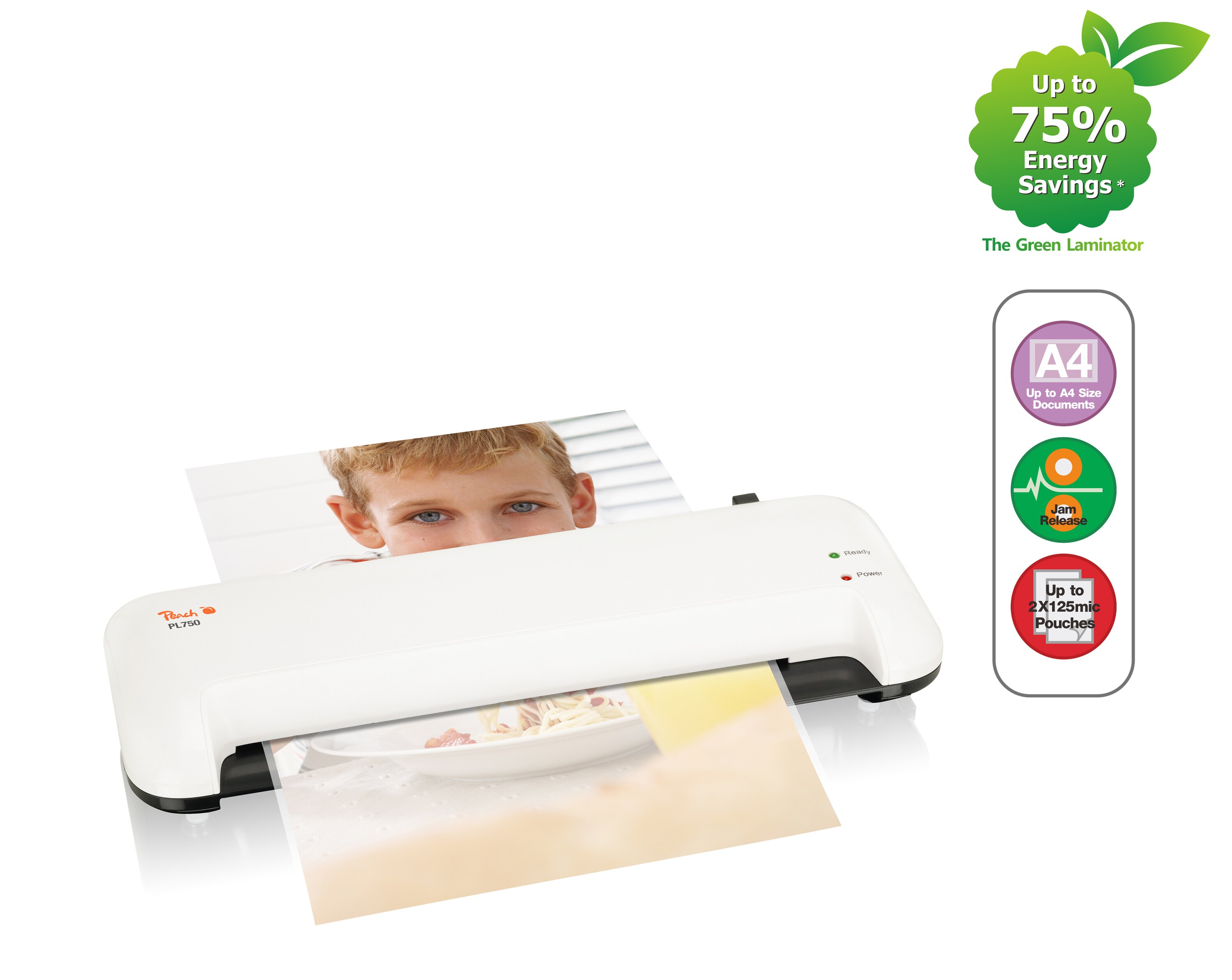 Peach Premium Laminator PL750, A4