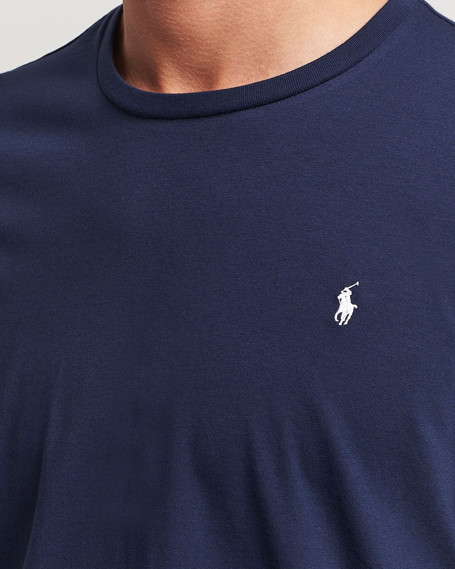 Polo Ralph Lauren Liquid Cotton Long Sleeve Crew Neck T-Shirt Cruise Navy