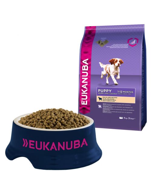 Eukanuba Puppy\/Junior Lam&Rijst - Hondenvoer