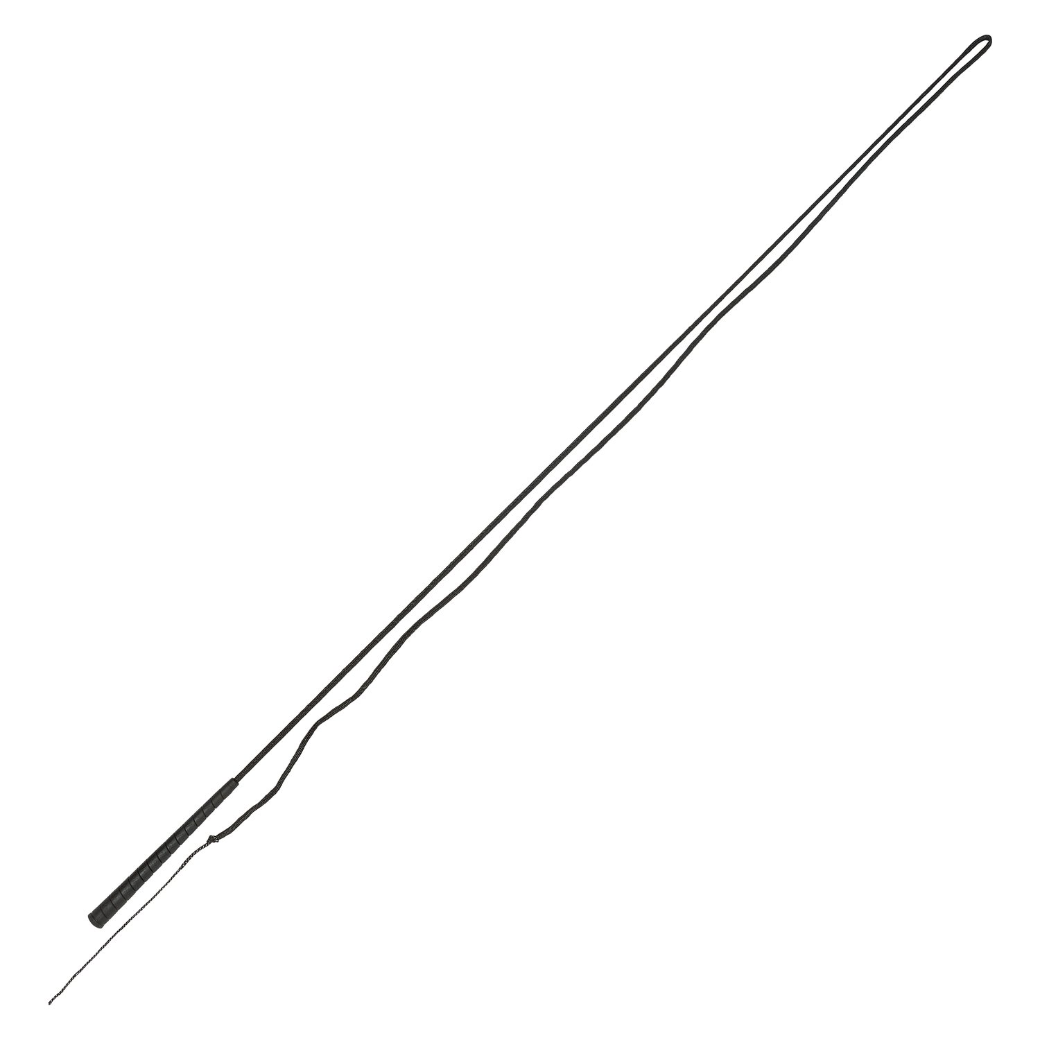 black forest Longierpeitsche, ohne Wirbel  - schwarz - 180 cm