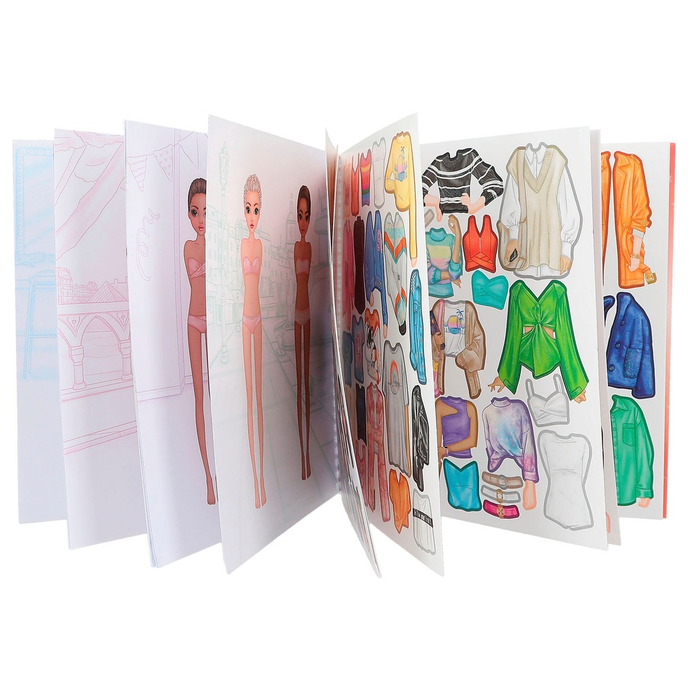 TOPModel Anzieh-Stickerbuch