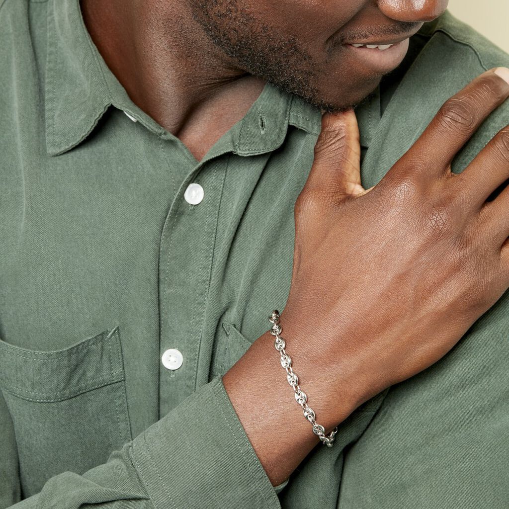 Bracelet Carrus Argent Blanc