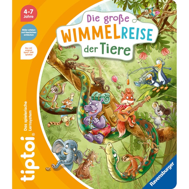tiptoi® Buch - Die große Wimmelreise der Tiere