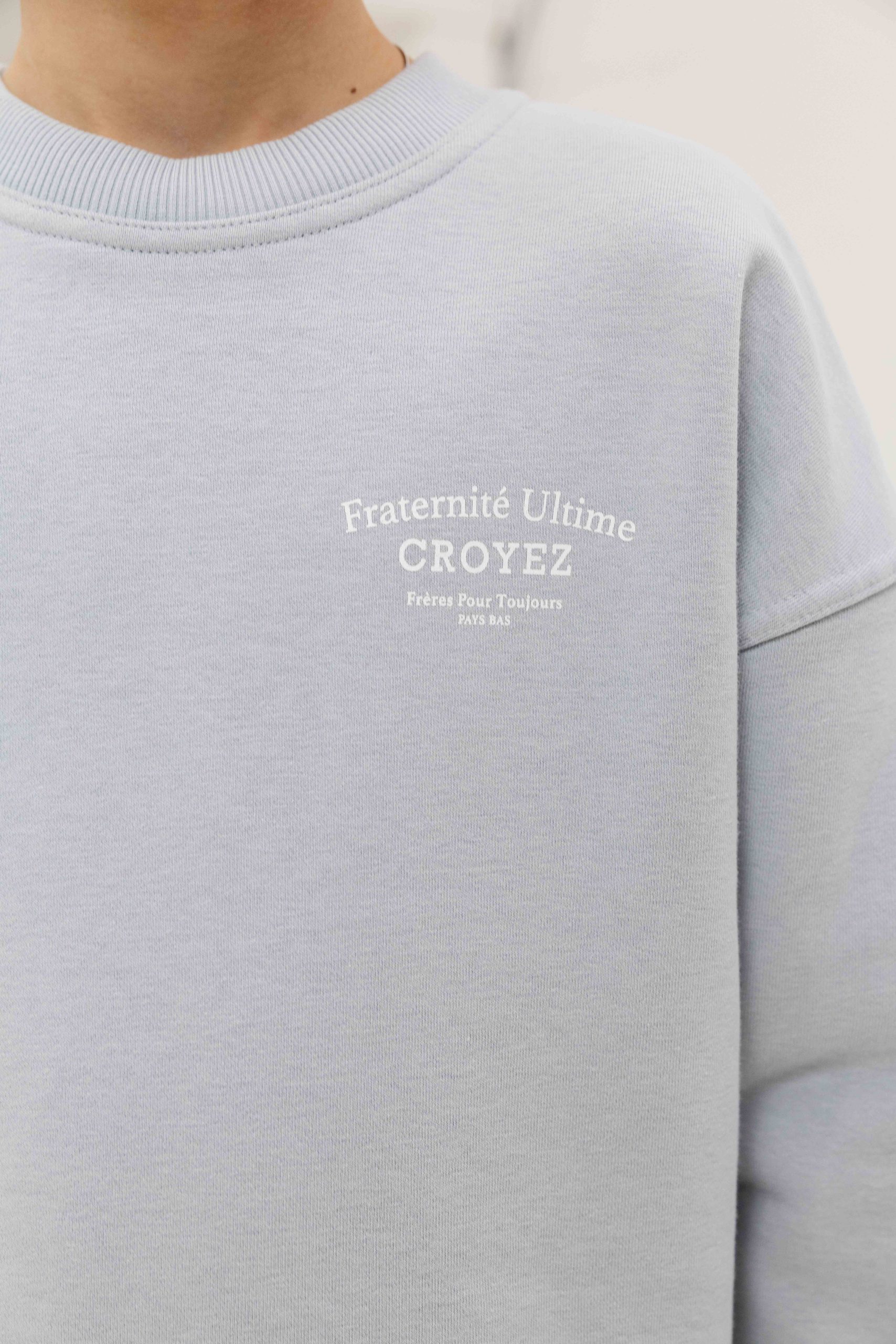 Croyez Fraternité Sweater Kids Lichtblauw